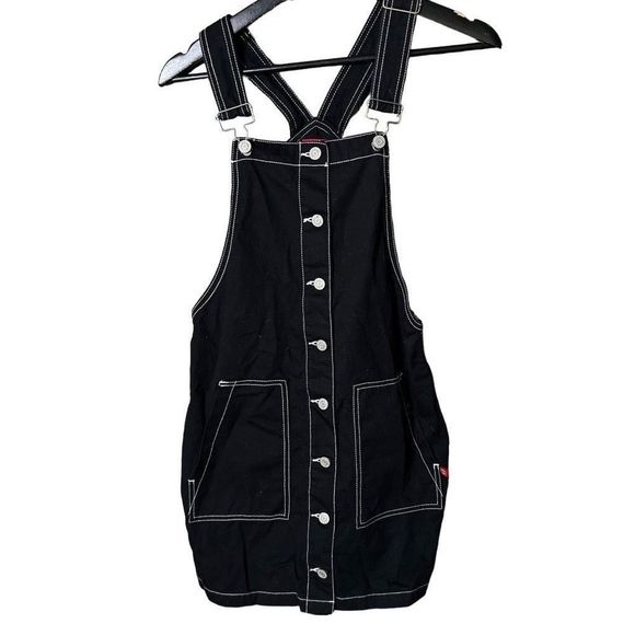 Dickies Bib Dress With Side Lettering Medium - Picture 1 of 5